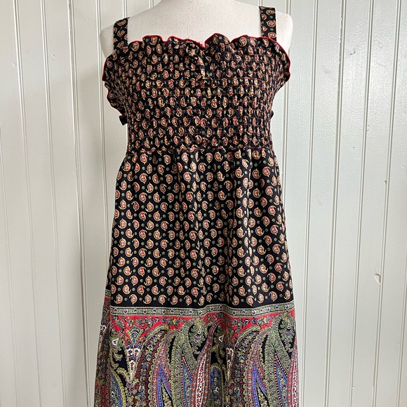 Dresses & Skirts - Vintage 70’s Paisley Print Boho Hippie Dress
